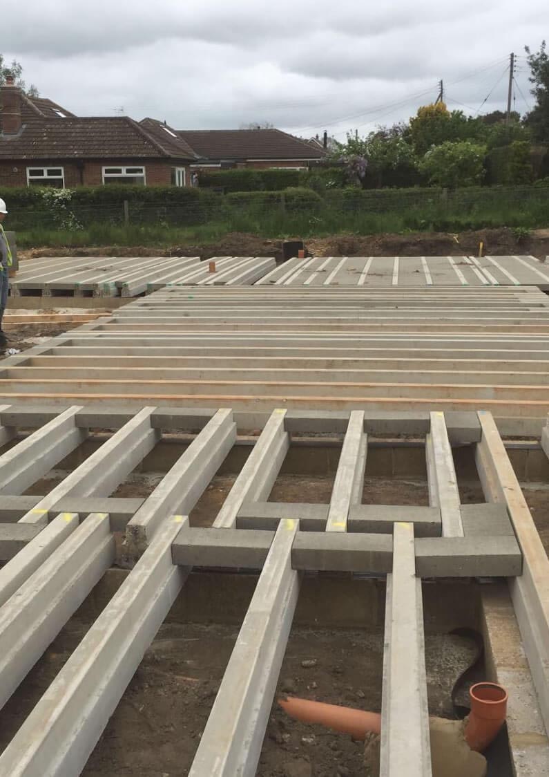 Construction Foundations laid in Norfolk