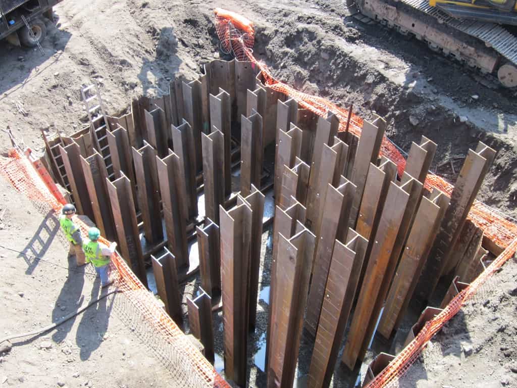 pile footing concrete foundation in Suffolk